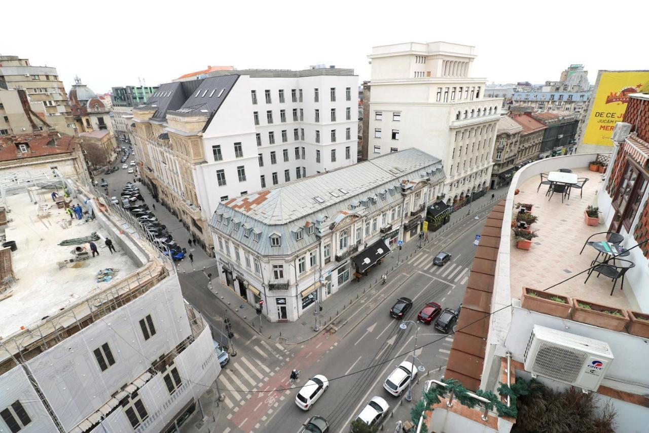 Deluxe Studio Old Center Panoramic View Terrace Apartment Bucharest Exterior photo